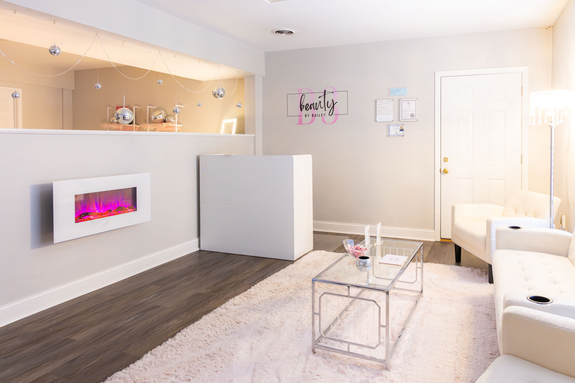 Luxury spa treatment room at B3 Beauty By Bailey